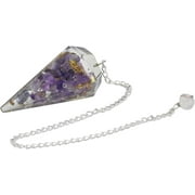 Amethyst Orgone Crystal Pendulums for Divination and Dowsing