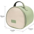 thumbnail image 2 of Sac à Lunch Isotherme, Sac de Rangement Rond Portable avec Sangle à Main, Boîte à Lunch pour Adulte, Compatible avec Crock Pot (Vert), 2 of 4