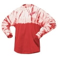 thumbnail image 2 of Unisex Spirit Jersey Red Detroit Red Wings Crystal Half Dye Long Sleeve T-Shirt, 2 of 3