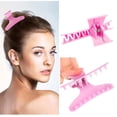 thumbnail image 4 of 12 Pack Butterfly Hair Clamps Clips Hair Claw Clips Salon Pro Section Clip for Styling, Cutting, Coloring Large Hair Clips Hairdressing Salon Tool Hair Accessories for Women Girls- Multicolor, 4 of 5