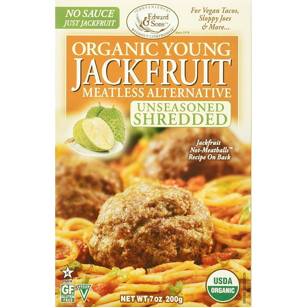Edward and Sons Organic Jackfruit Unseasoned Shredded, 7 oz