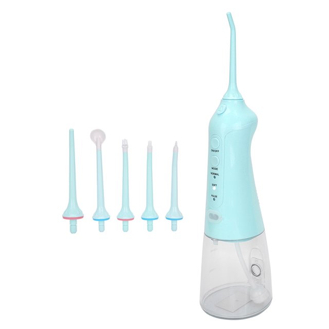Irrigador bucal, irrigador bucal eléctrico recargable, limpiador de dientes con hilo dental y estética elegante