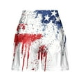 thumbnail image 5 of Taqqpue Women's Shorts 4th July Patriotic Shorts Independence Day American USA Flag Printed Shorts Lightweight Elastic Waist Drawstring Summer Casual Shorts, 5 of 5
