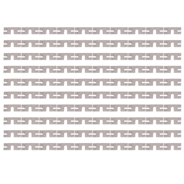 100 Pcs PV Grounding Conductive Gasket Lightning Protection PV Conductive Washer Sheet for 30X40 T Slot Guide Rail