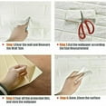 thumbnail image 6 of 3D Faux Brick Wall Panels Stick Self-Adhesive Wallpaper Foam Tile Decor for Living Room Bedroom Background Wall Decoration, 6 of 6