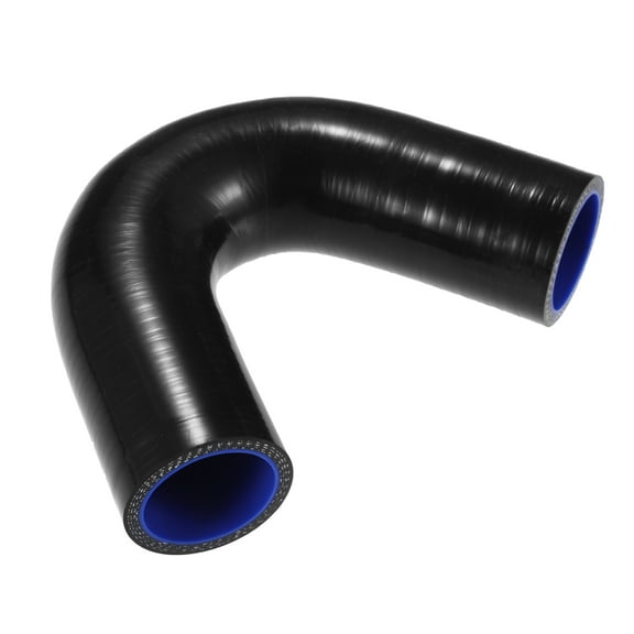Unique Bargains 34mm 1.34" 135 Degree Elbow Silicone Reducer Hose Pipe Bend Turbo Water Intercooler Black