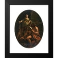 thumbnail image 2 of Louis Dorigny 19x24 Black Modern Framed Museum Art Print Titled - Hercules and Omphale, 2 of 5