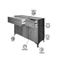 thumbnail image 4 of Credenza Bufetera Moderna Aparador Multiusos Minimalista, Mueble Organizador con Puertas y Amplio Almacenamiento., 4 of 5