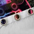 thumbnail image 3 of Homewish Modern Game Console Blackout Curtains Set of 2 (52x84 Each) for Boys, Blue Red Lightning Window Curtains, Video Gaming Lover Curtains and Drapes, Curtains and Drapes Bedroom Decor, 3 of 6