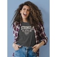 thumbnail image 2 of Stronger Retro College T-Shirt Women -Image by Shutterstock, Female Large, 2 of 4