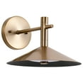 thumbnail image 2 of Nuvo Lighting Corrine 10 Inch LED Wall Sconce Burnished Brass 3K/4K/5K CCT Selectable - Burnished Brass, 2 of 5