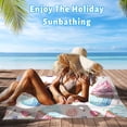 thumbnail image 2 of GZHJMY Beach Towel for Women Girls, Cartoon Colourful Ice Cream Bath Towel, Oversized Lightweight Sport Towel, 31x71 Inch, 2 of 7