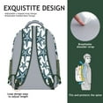 thumbnail image 5 of Summer Waterproof Backpack for College Students - Lightweight Daypack with Starfish & Sand Design, Spinal Support, 5 of 6