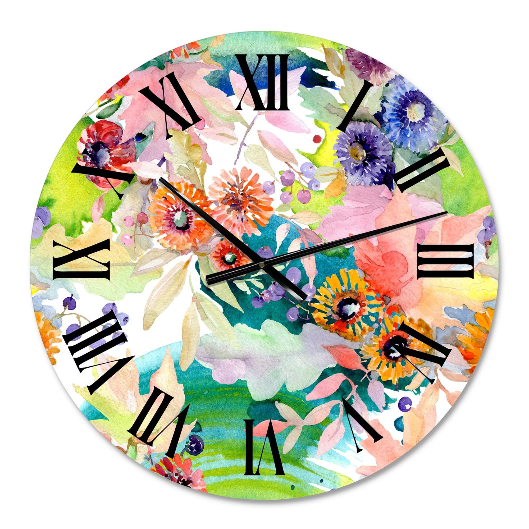 Designart 1 in Quartz Traditional Wall Clock