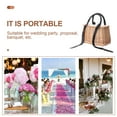 thumbnail image 2 of Shisuyan 1Pc Rattan Woven Small Bag Decorative Flower Basket Woven Storage Basket, 2 of 8