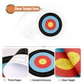 thumbnail image 2 of Archery Targets Paper, 20Pcs Bow and -Targets, 10 Rings, 2 of 7