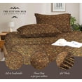 thumbnail image 3 of 100% Pima Cotton California-King Size 4-PCs Sheet Set (Leopard Print) Fits 14-18" Deep Pocket, 600 Series Sateen Weave, 3 of 4