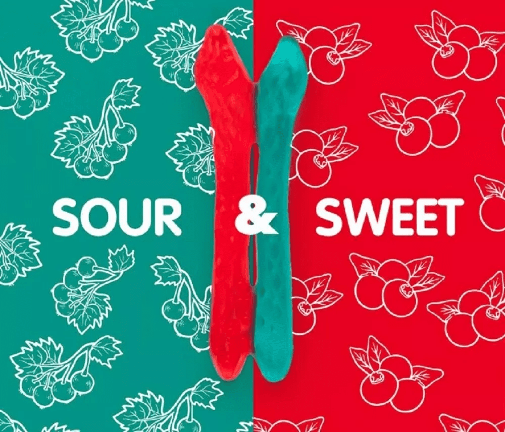 Twin Snakes, Sweet & Sour Gummi Candies, Party Size (4.5 Pound Bag)