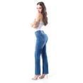 thumbnail image 2 of Jeans de corte recto /Juvenil, 3846 (Azul medio) azul 1, 2 of 3