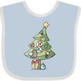 thumbnail image 3 of Inktastic Christmas Tree Boys or Girls Baby Bib, 3 of 4