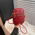 thumbnail image 3 of Bolso Hombro Pequeño Cruzado Cuerpo para Mujeres Correa Cuero Ajustable Con Billetera Sólida Bolsillo Viajar Por, 3 of 9
