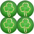 thumbnail image 2 of Coolnut St. Patrick's Day Clover Round PVC Placemats 6 PCS, Non-Slip Heat Resistant Table Mat Kitchen Dining Table Plate Mat, 15.4inch108 Home Decor Gifts, 2 of 7