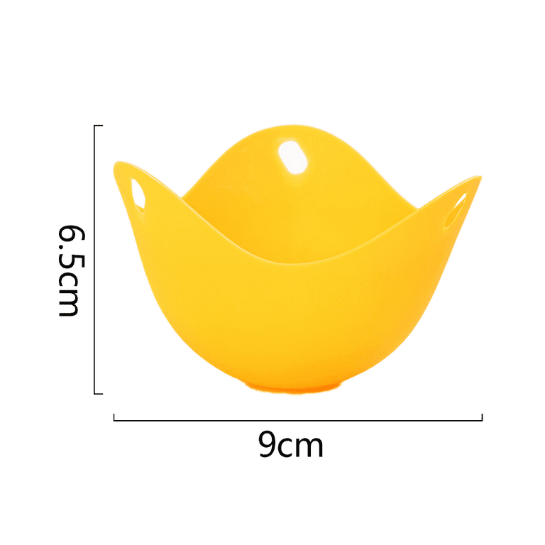 Wabjtam 4pcs Egg Poacher Perfect Poached Egg Maker Poached,food Grade Non  Stick Silicone Egg Poaching Cup For Microwave Or Stovetop Egg Poaching