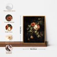 thumbnail image 4 of Lienzo de pared cromotu con marco floral vintage de 20 x 25 cm, 4 of 7