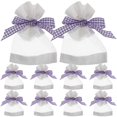 thumbnail image 1 of 10pcs Empty Sachet Bag Lavender Sachet Bag Refillable Fragrance Sachet Visible Lavender Pouch, 1 of 4