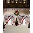 thumbnail image 3 of Garage Door Banner Cover 7 x 16 ft, Christmas Snowman Red Christmas Balls Pine Leaves Gray Christmas Garage Door Decorations Holiday Christmas Backdrop Decor for Winter New Year Xmas Party, 3 of 6