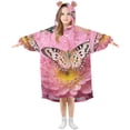 thumbnail image 5 of BZSMCE Wearable Blanket Hoodie Fashion Butterfly on Blossom Beauty Home Wear, 5 of 7