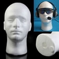 thumbnail image 2 of Mannequin pour Homme en Polystyrène Styromousse Mousse Tête Modèle Support Perruque Cheveux Chapeau Nouveau, 2 of 5