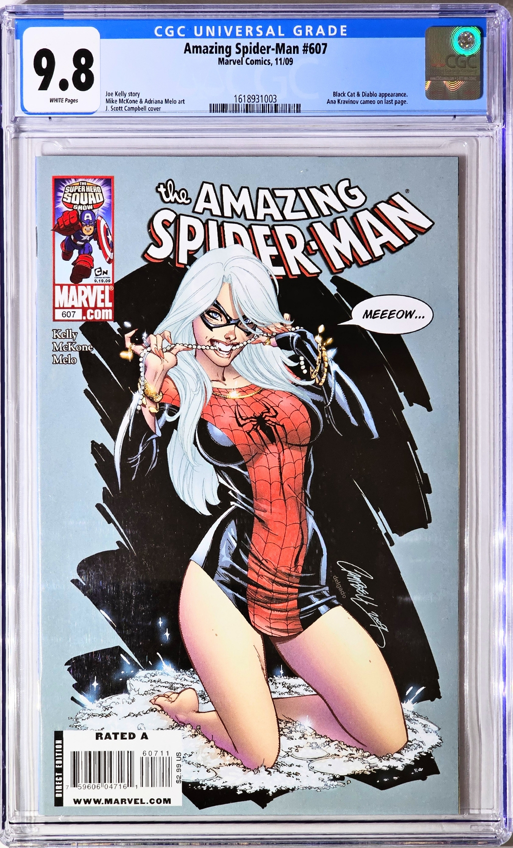 Cover of The Amazing Spider-Man #607