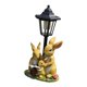 thumbnail image 3 of Figura de patio con luz solar, impermeable, bonita decoración, escultura de resina Conejo, 3 of 9