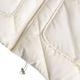 thumbnail image 7 of ZHUGeLI Women Cropped Puffer Jacket Winter Warm Lightweight Quilted Twill Coats Long Sleeve Stand Collar Zip Up Short Jacket, 7 of 7