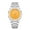 Orange, variant on Stylish Stainless Steel Watch - Electronic Quartz Movement, Pointer Display, Handsome Design - Non-Waterproof, Perfect Fashion Watch for Men