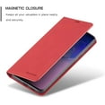 thumbnail image 2 of Premium PU Leather Flip Folio Case for Samsung Galaxy S20 Plus, Protective Case with Kickstand Card Slot Magnetic Closure Shockproof Wallet Cover for Samsung Galaxy S20 Plus - Red, 2 of 14