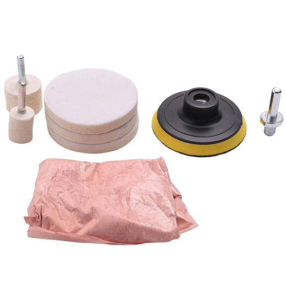 8-pack 120g Cerium Oxide Glass Polishing Kit for Deep Scratch Removal for Windshields Window Glass Cl