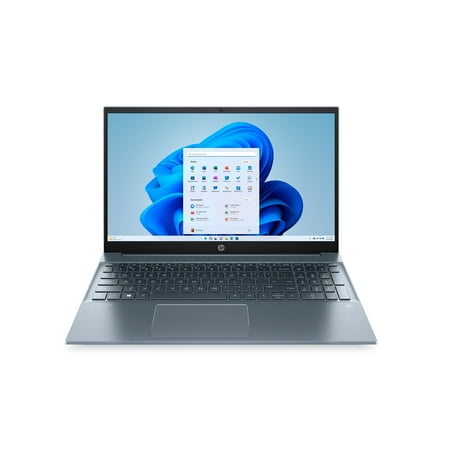 HP Pavilion 15.6" FHD Laptop, AMD Ryzen 5-5500U, 16GB RAM, 1TB SSD, Horizon Blue, Windows 11,15-eh1052wm