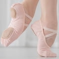 thumbnail image 2 of Tersarium Skin Color Sole Ballet Dance Shoes Ballet Practice Shoes Cross Elastic Band Dance Gymnastics Yoga Shoes for Adult- Size 42, 2 of 10