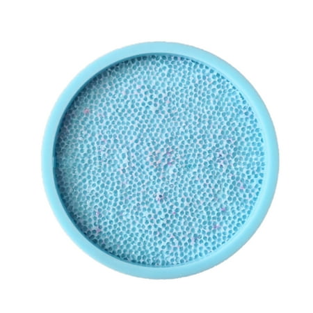 

Round Love Heart Crystal Agate Coaster Mold Diamond Texture Mug Pad Resin Mould