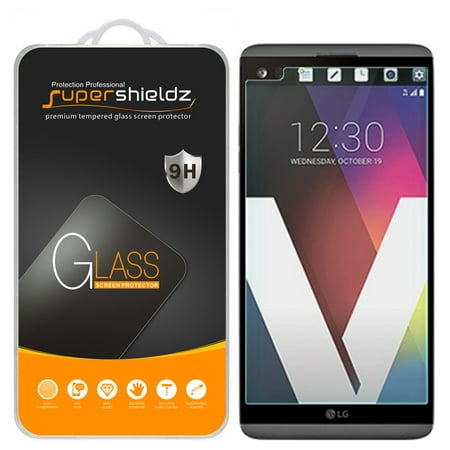 [2-Pack] Supershieldz for LG V20 Tempered Glass Screen Protector, Anti-Scratch, Anti-Fingerprint, Bubble