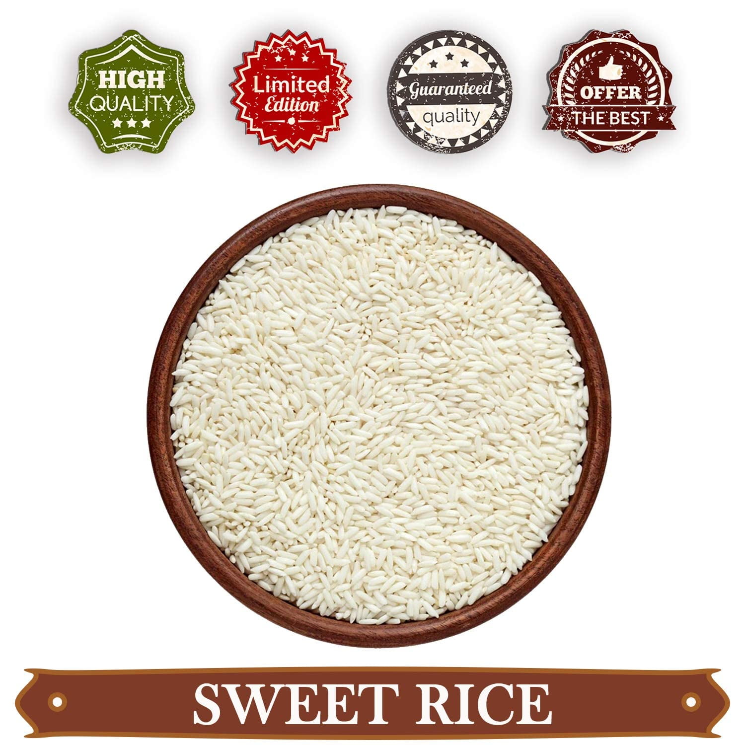 NY SPICE SHOP Sticky White Rice - 3 Pound - Sweet Rice Sticky - Sweet Rice - Sticky Rice