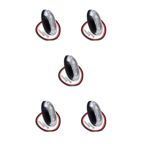 Scienceny Luces de liquidación LED reutilizables Luz de marcador lateral Indicadores ligeros de plástico Lámpara Advertencia de remolque Type2 NO2