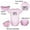 Pink, variant on iDzn Pack of 2, Don't Touch Me Seriously EW Germs Funny Rompers For Babies, Newborn Baby Unisex Bodysuits, Infant Jumpsuits, Toddler 0-24 Months Kids One-Piece Oufits