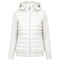 thumbnail image 6 of Luvrsol Winter Coats for Women Hooded Quilted Puffer Jacket Full Zip Warm Coat Outerwear, White S-2XL, 6 of 7