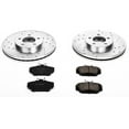thumbnail image 3 of PowerStop Front Z23 Evolution Sport Carbon-Fiber Ceramic Brake Pad and Drilled & Slotted Rotor Kit Fits: FORD LINCOLN MERCURY Select Models K1318, 3 of 10