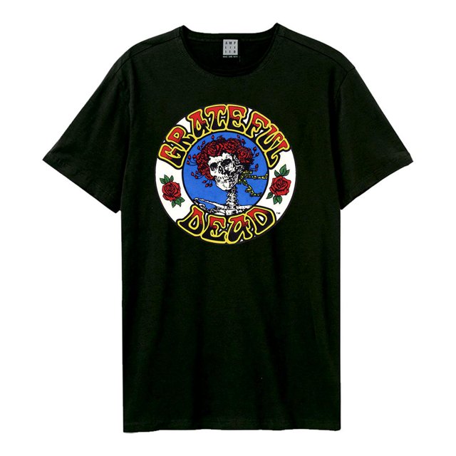 Amplified - Camiseta Stealie Grateful Dead para Adultos Unisex (Negro)