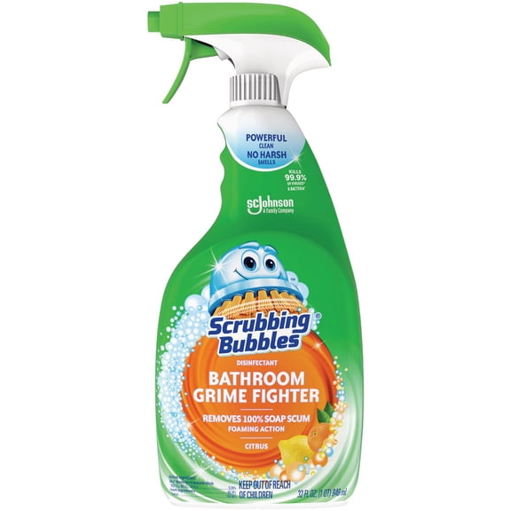 Scrubbing Bubbles Grime Fighter Bathroom Cleaner - Citrus Scent Liquid - 32 fl. oz.