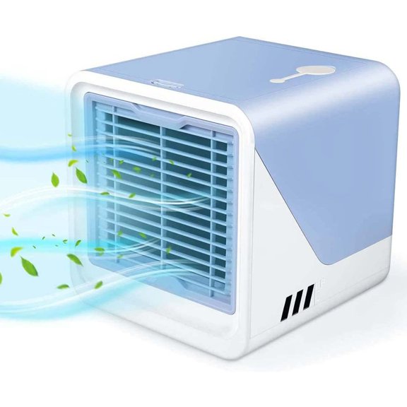Portable Air Conditioner Fan  3 in 1 Evaporative Air Cooler With 3 Speeds  Mini Aircon Humidifier With Large Water Tank Air Con for Office  Home